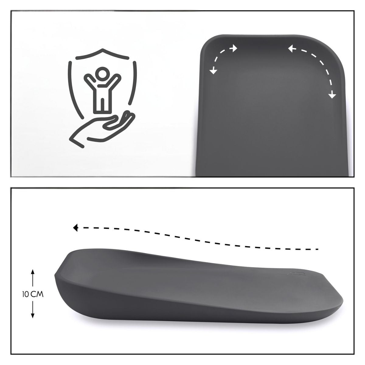 Hauck Change N Clean - przewijak piankowy | Anthracite.