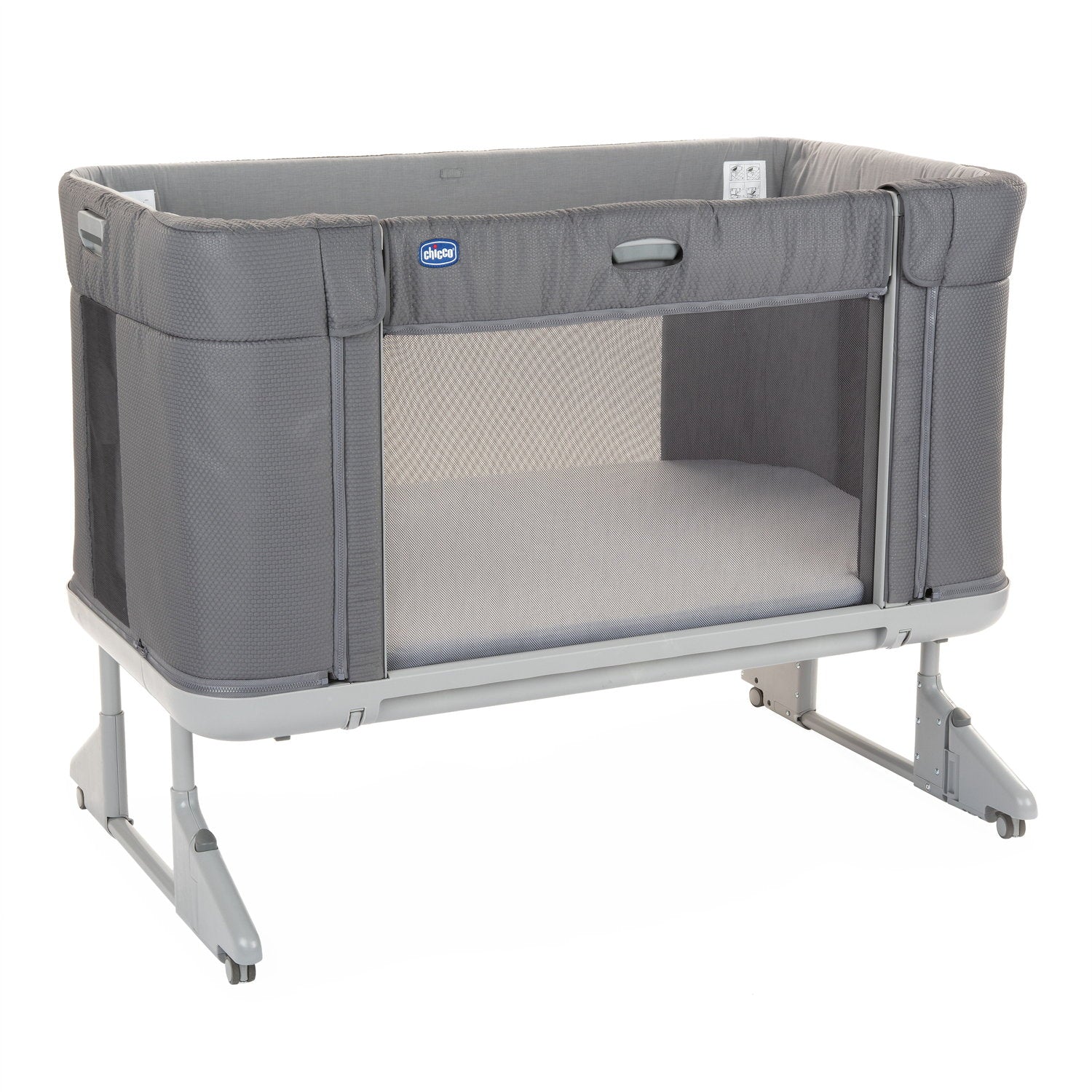 Chicco Łóżeczko dostawne 3w1 NEXT2ME FOREVER MOON GREY