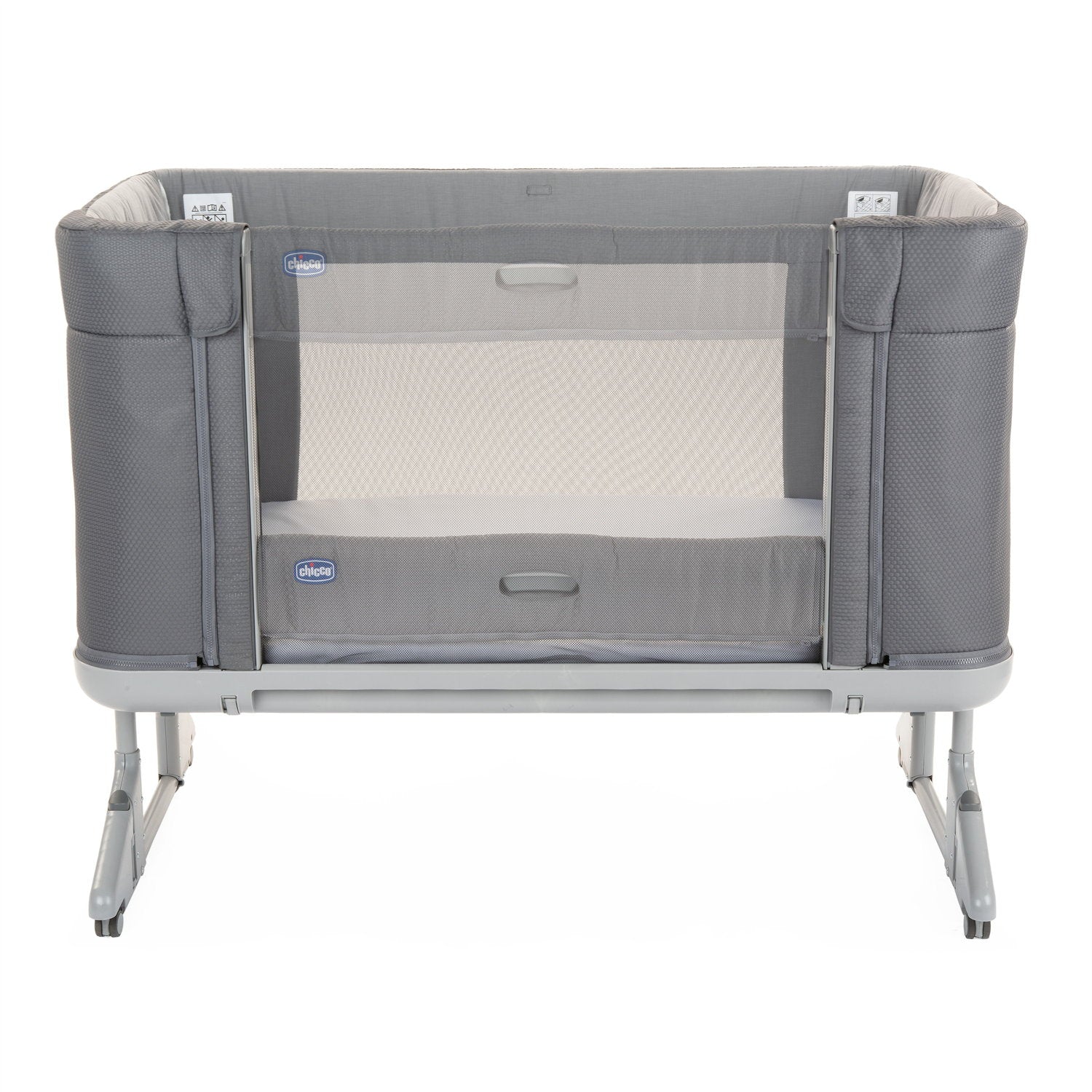 Chicco Łóżeczko dostawne 3w1 NEXT2ME FOREVER MOON GREY