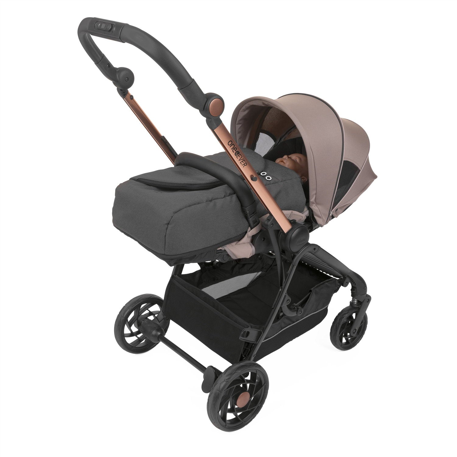 Chicco Miękka Gondola do przenoszenia 2W1 ONE4EVER PIRATE BLACK