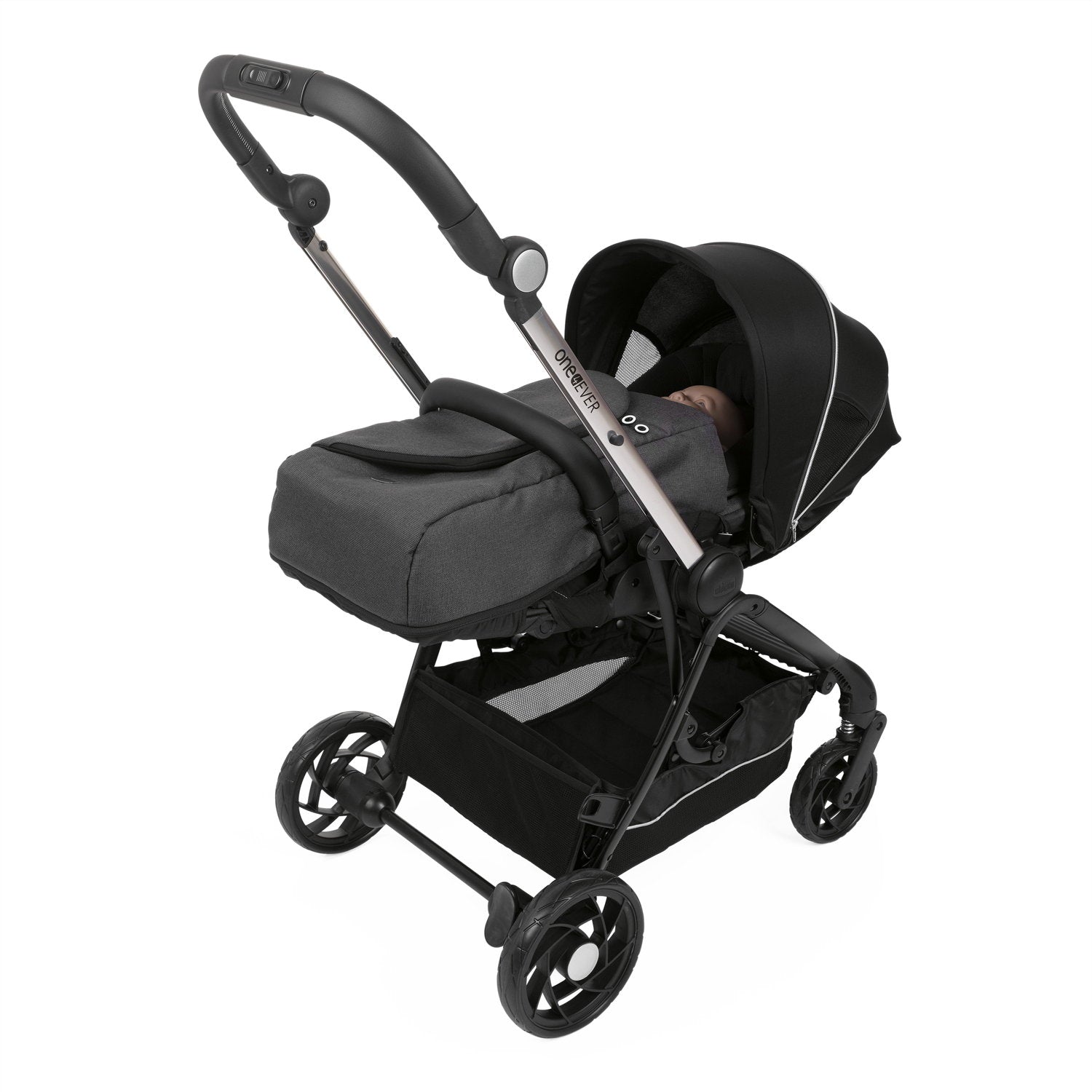 Chicco Miękka Gondola do przenoszenia 2W1 ONE4EVER PIRATE BLACK