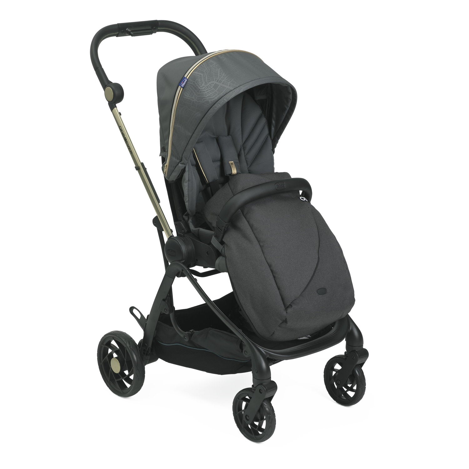 Chicco Miękka Gondola do przenoszenia 2W1 ONE4EVER PIRATE BLACK