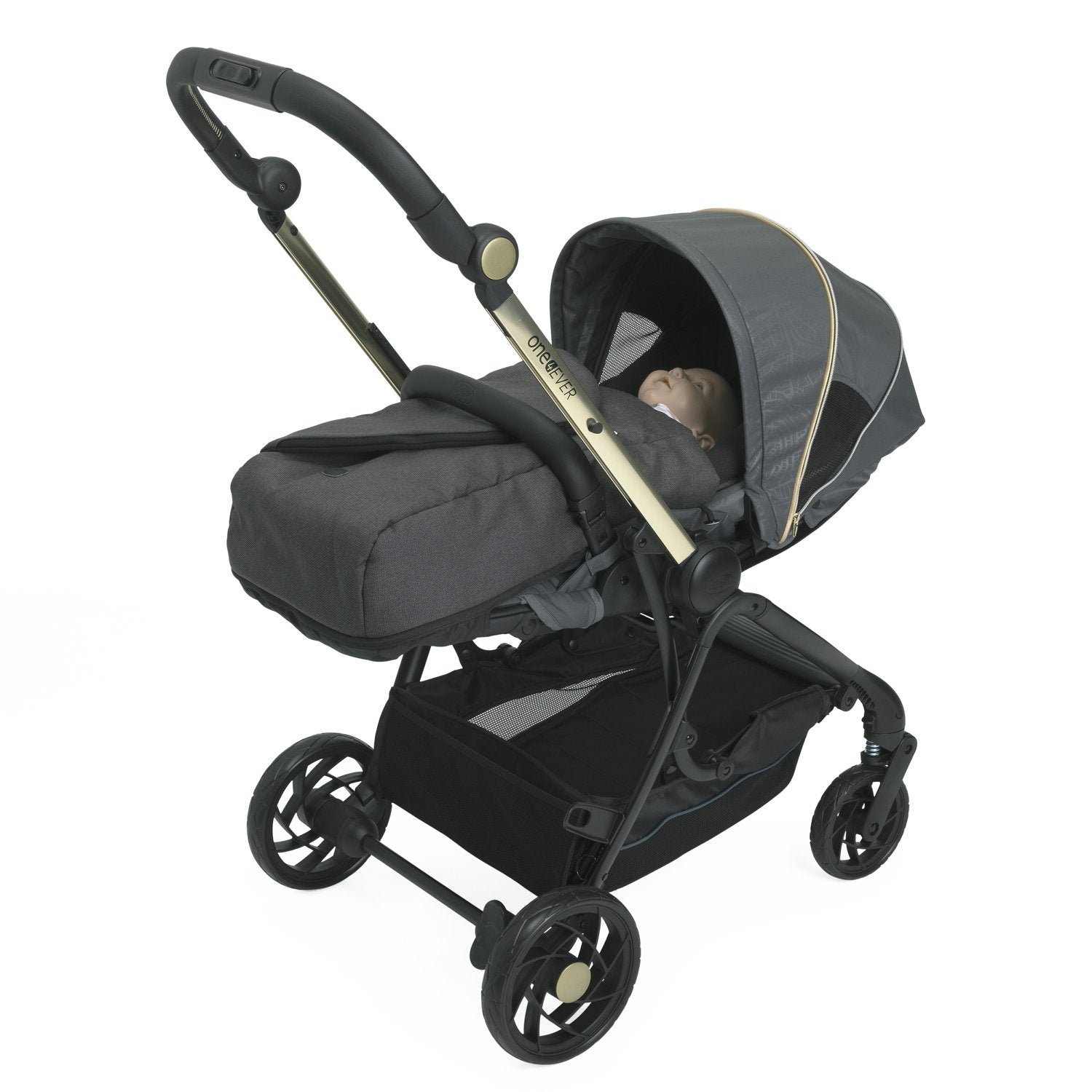 Chicco Miękka Gondola do przenoszenia 2W1 ONE4EVER PIRATE BLACK