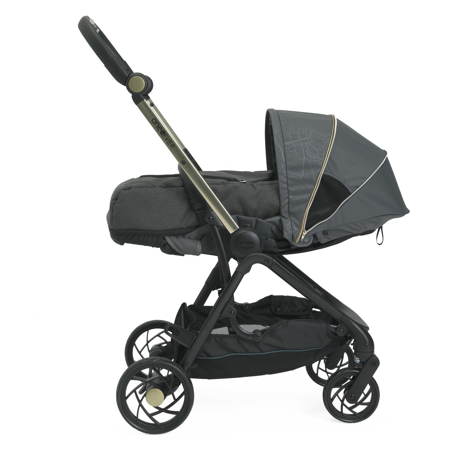 Chicco Miękka Gondola do przenoszenia 2W1 ONE4EVER PIRATE BLACK
