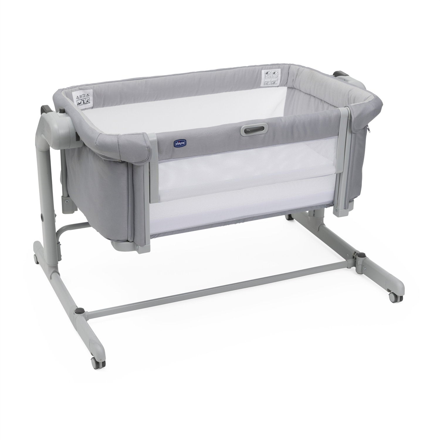 Chicco Łóżeczko dostawne 2w1 NEXT2ME MAGIC EVO GREY MIST