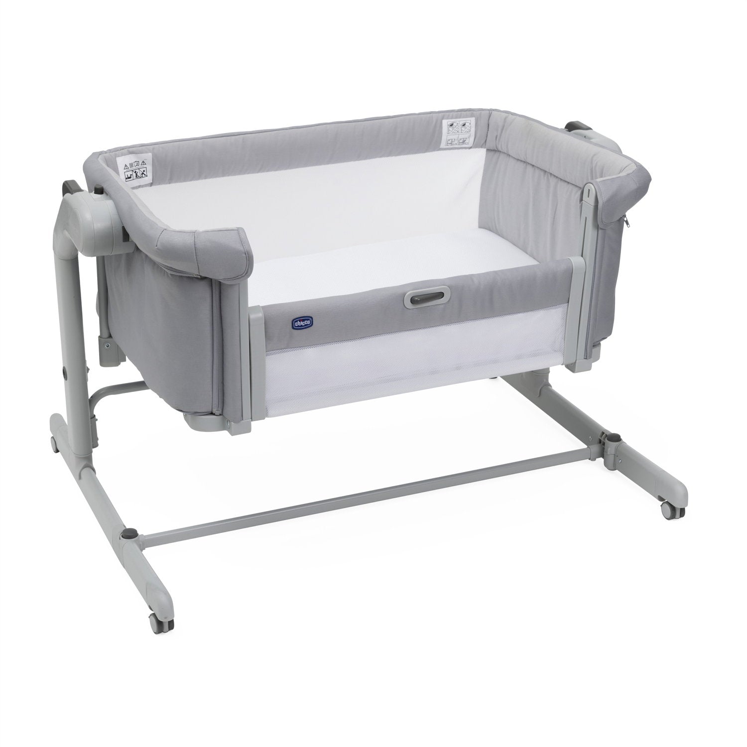 Chicco Łóżeczko dostawne 2w1 NEXT2ME MAGIC EVO GREY MIST