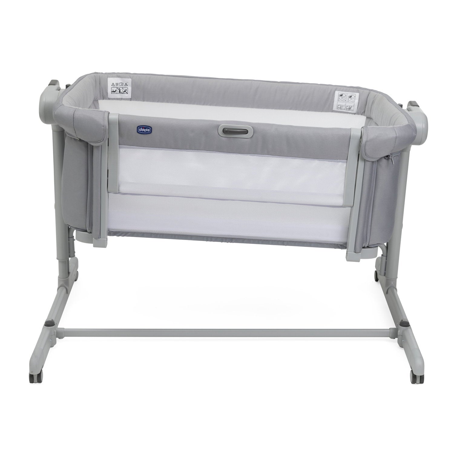 Chicco Łóżeczko dostawne 2w1 NEXT2ME MAGIC EVO GREY MIST