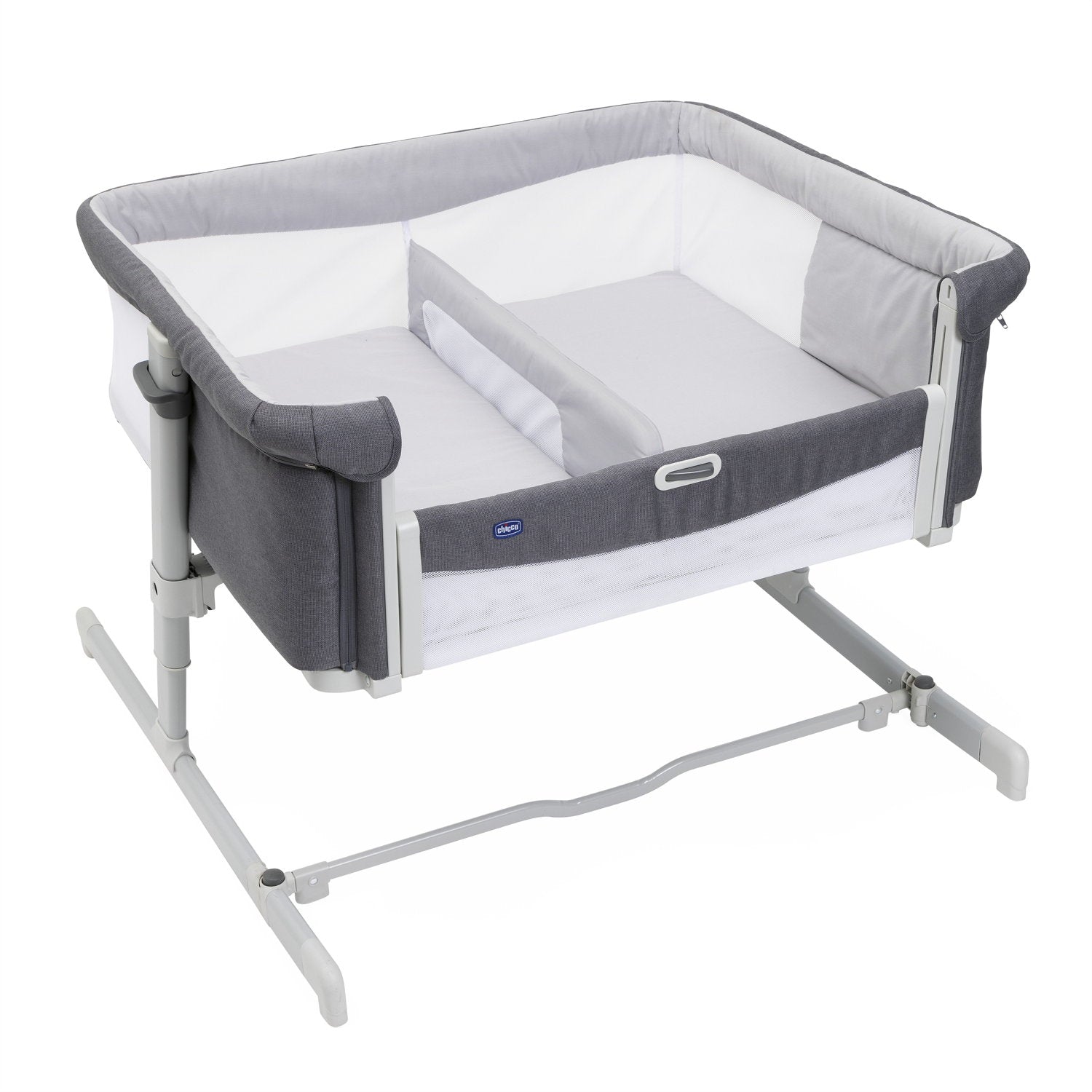 Chicco Podwójne łóżeczko dla bliźniąt NEXT2ME TWINS MAGNET GREY
