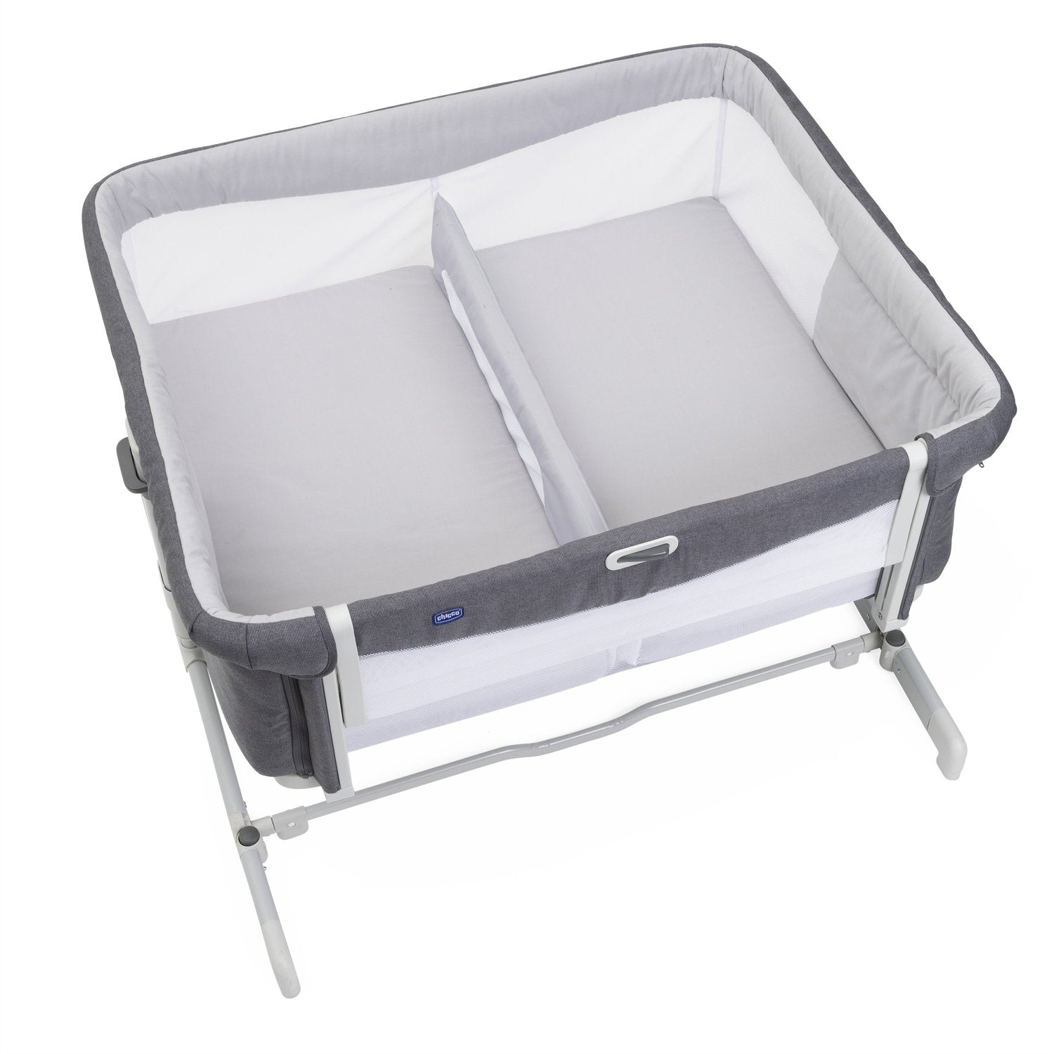 Chicco Podwójne łóżeczko dla bliźniąt NEXT2ME TWINS MAGNET GREY