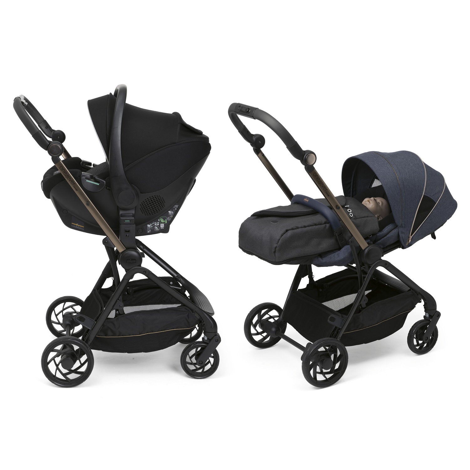 Chicco Wózek spacerowy ONE4EVER LOUNGE Denim Shine