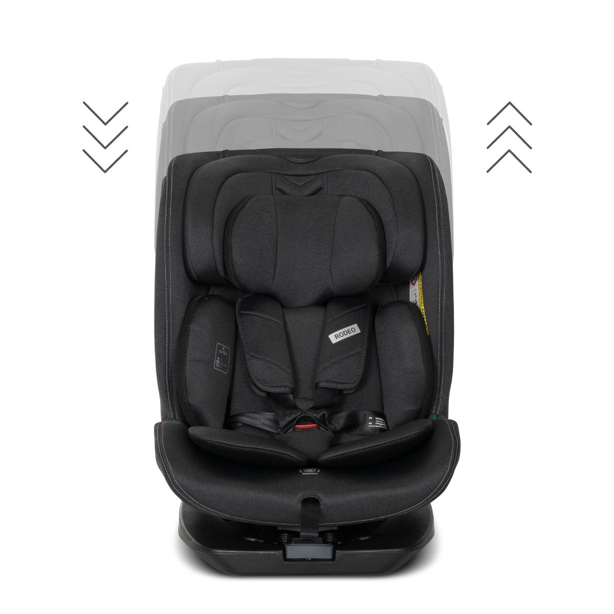 Lorelli Rodeo - fotelik 40-150 cm ISOFIX 360 | Black.