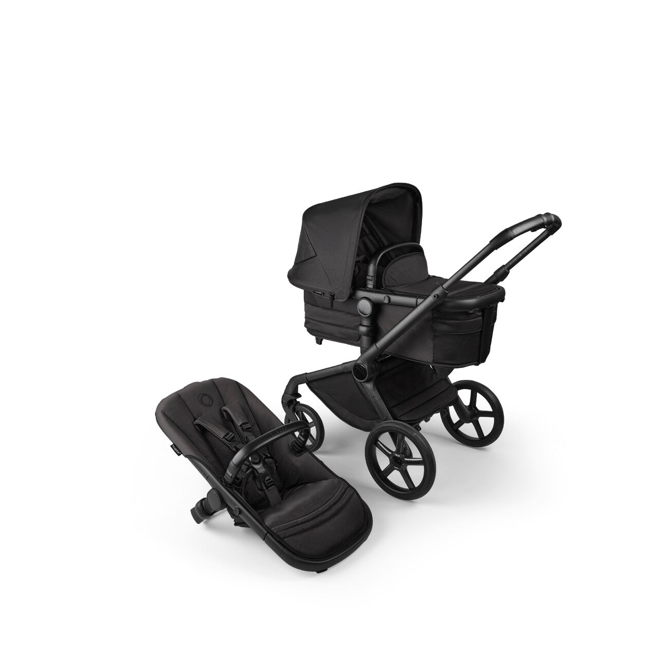 Bugaboo Fox5 Wózek 2w1 Komplet Noir Limited Edition BLACK MOONLIGHT