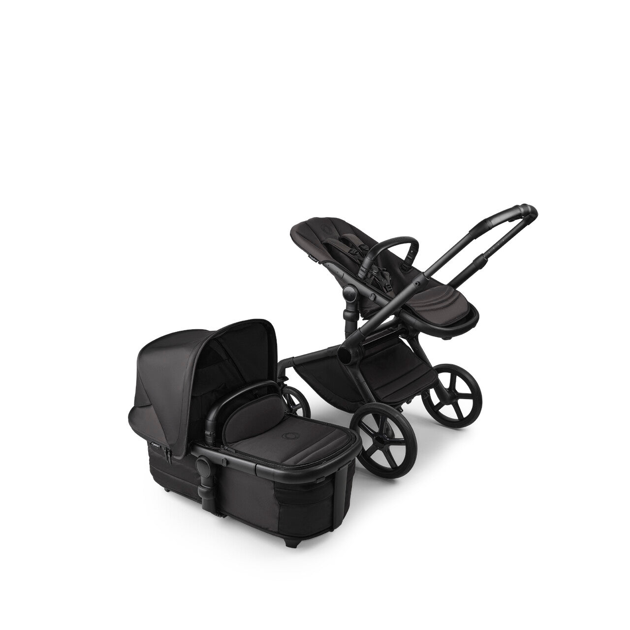 Bugaboo Fox5 Wózek 2w1 Komplet Noir Limited Edition BLACK MOONLIGHT