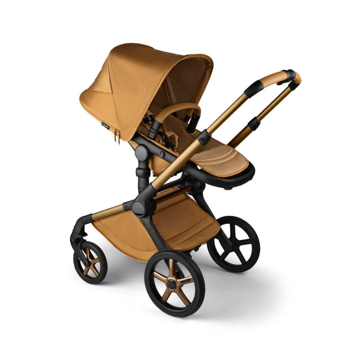 Bugaboo Fox5 Wózek 2w1 Komplet Noir Limited Edition AMBER GLOW
