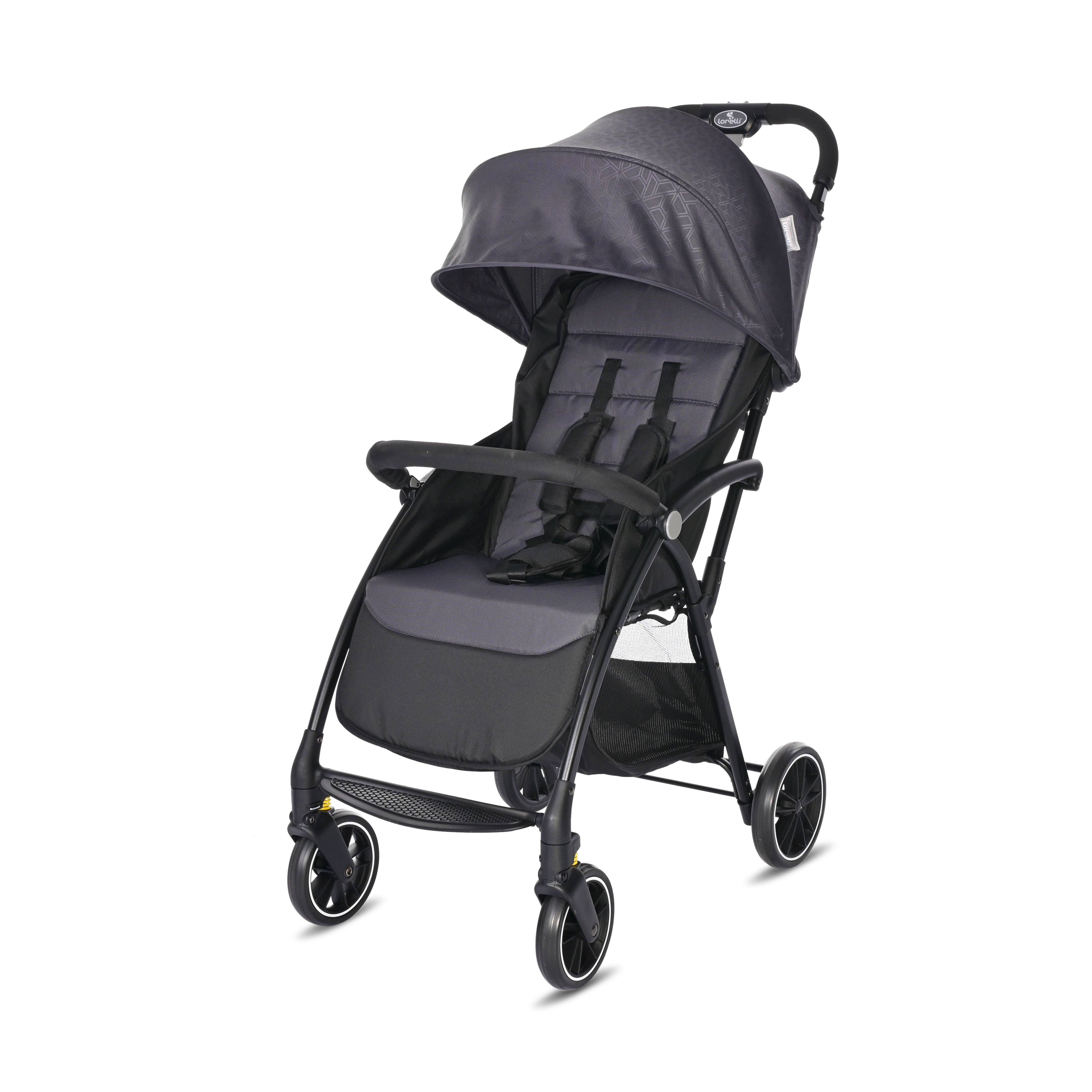 Lorelli Fresh - wózek spacerowy do 22kg | Black Grey