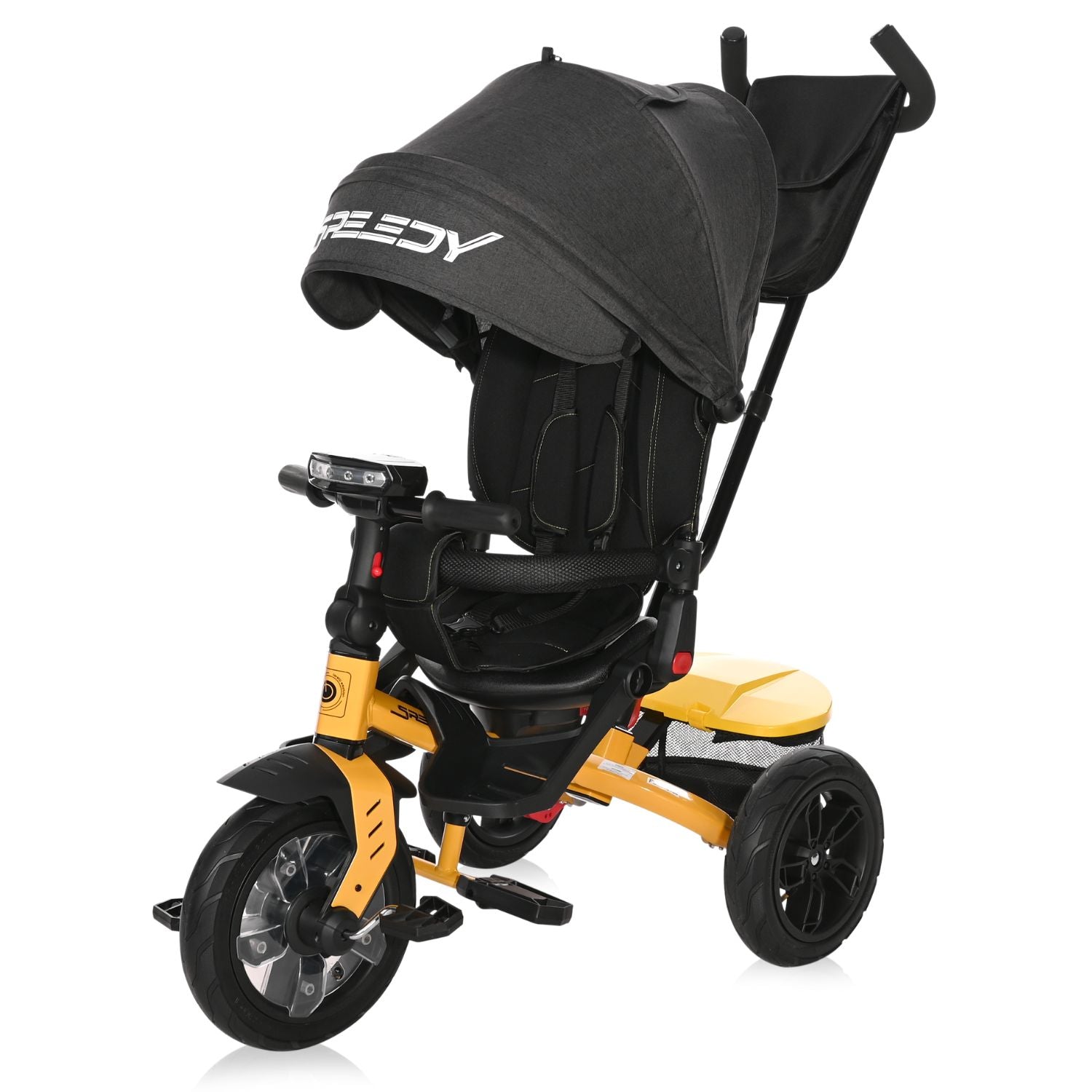 Lorelli Speedy Air - rowerek trójkołowy | Yellow&Black