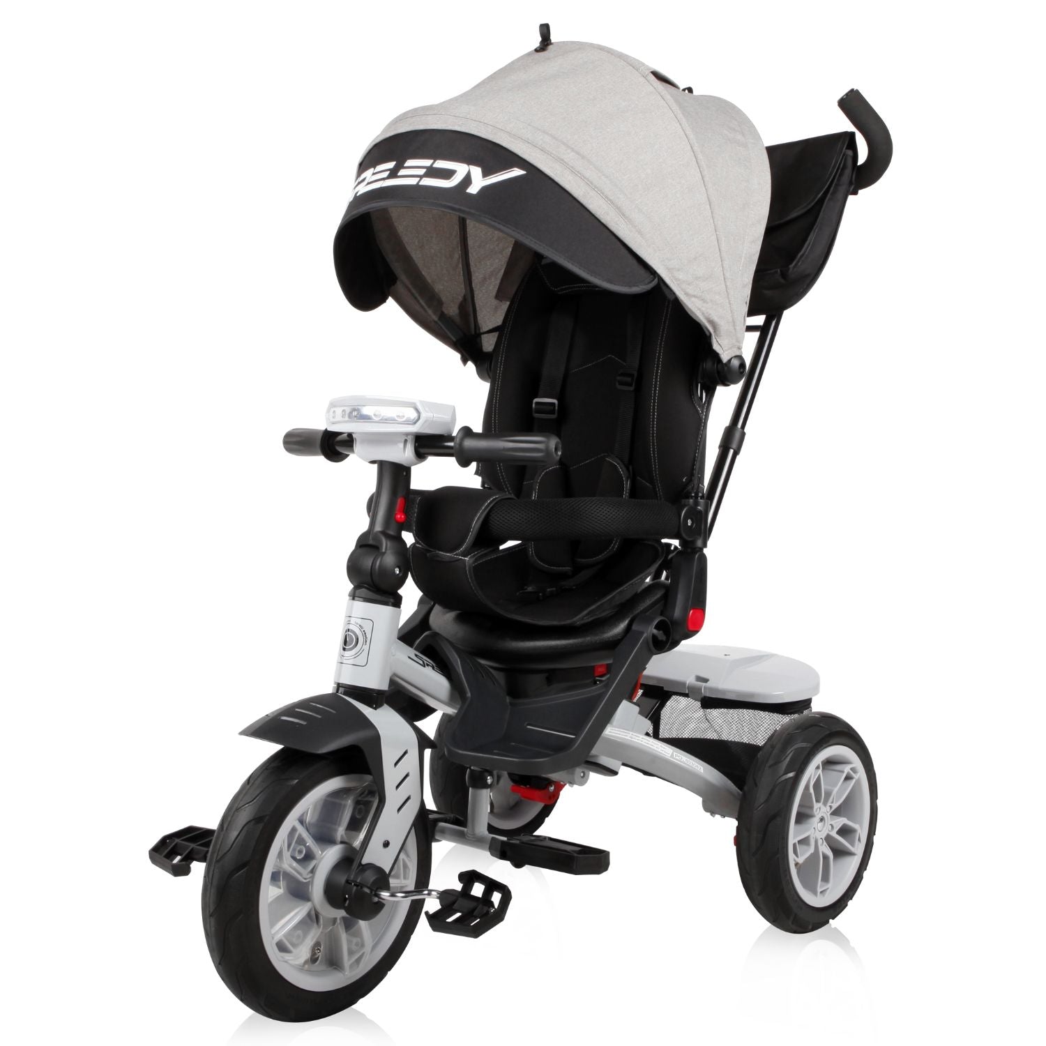 Lorelli Speedy Air - rowerek trójkołowy | Grey&Black