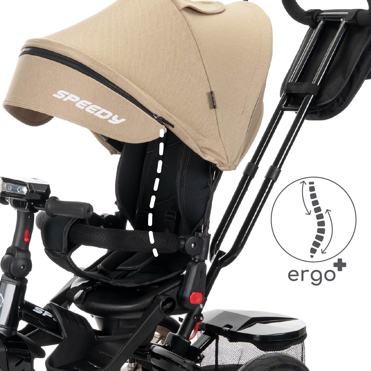 Lorelli Speedy Air - rowerek trójkołowy | Beige