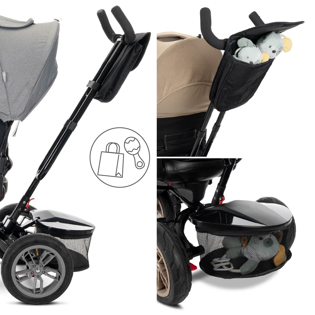 Lorelli Speedy Air - rowerek trójkołowy | Grey