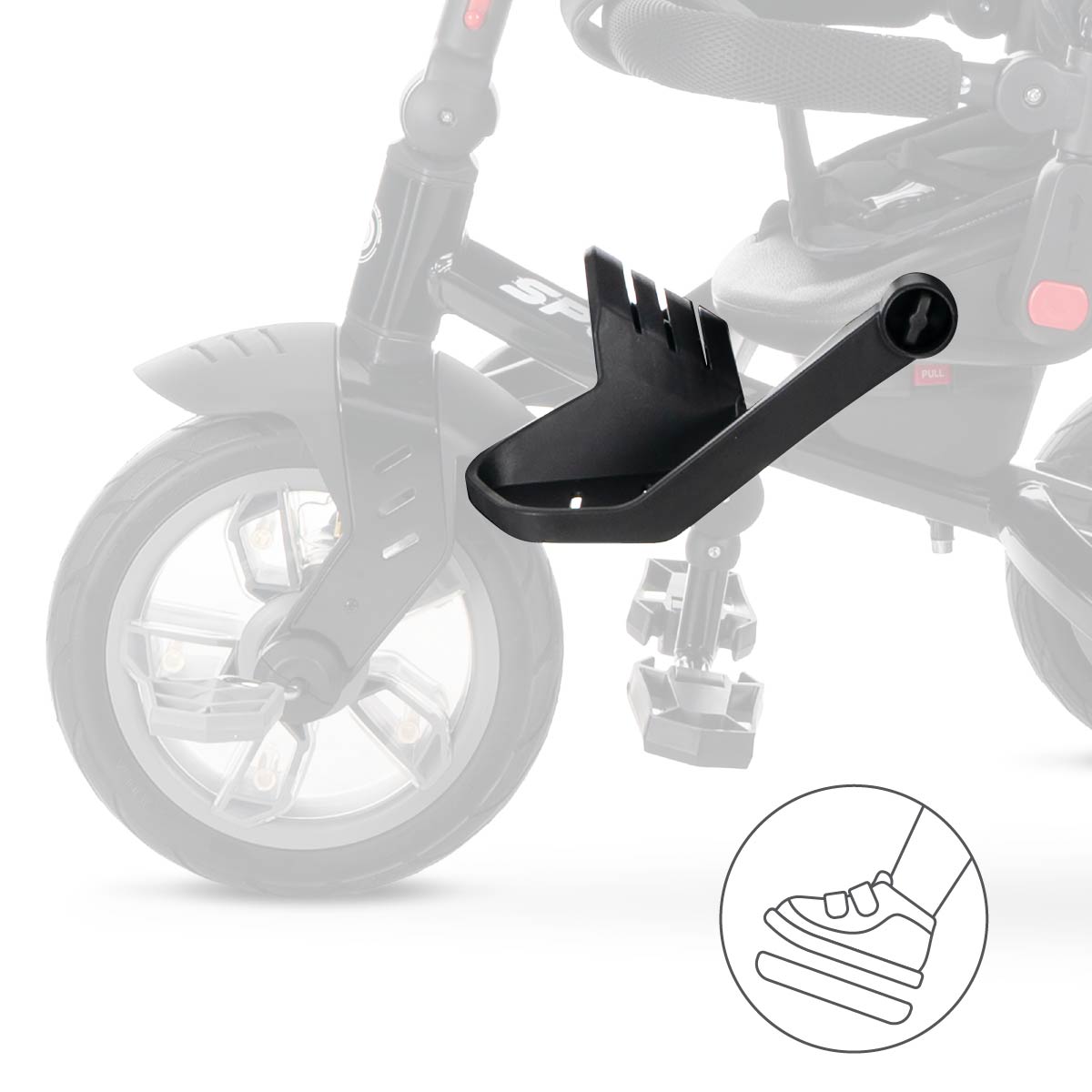 Lorelli Speedy Air - rowerek trójkołowy | Grey