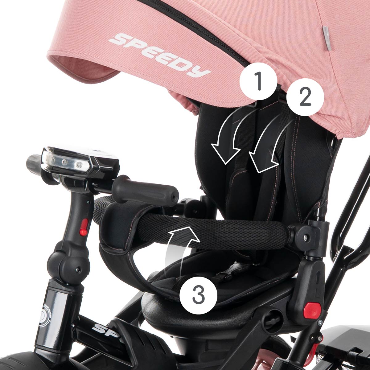 Lorelli Speedy Air - rowerek trójkołowy | Pink