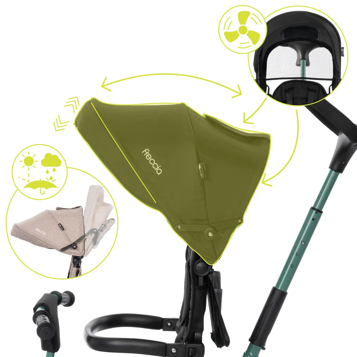 Lorelli Freccia - rowerek trójkołowy 5w1 pchacz składany z funkcją wolnego koła czarny.