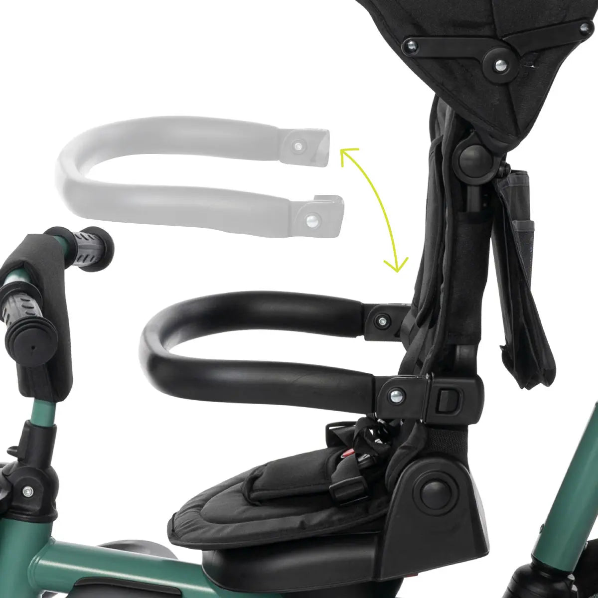 Lorelli Freccia - rowerek trójkołowy 5w1 pchacz składany z funkcją wolnego koła czarny