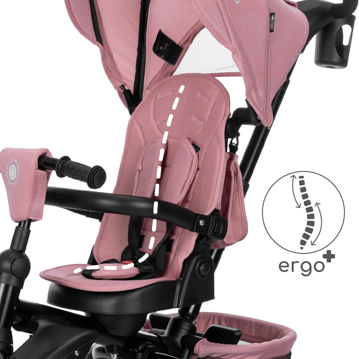 Lorelli Freccia - rowerek trójkołowy 360 | Pink