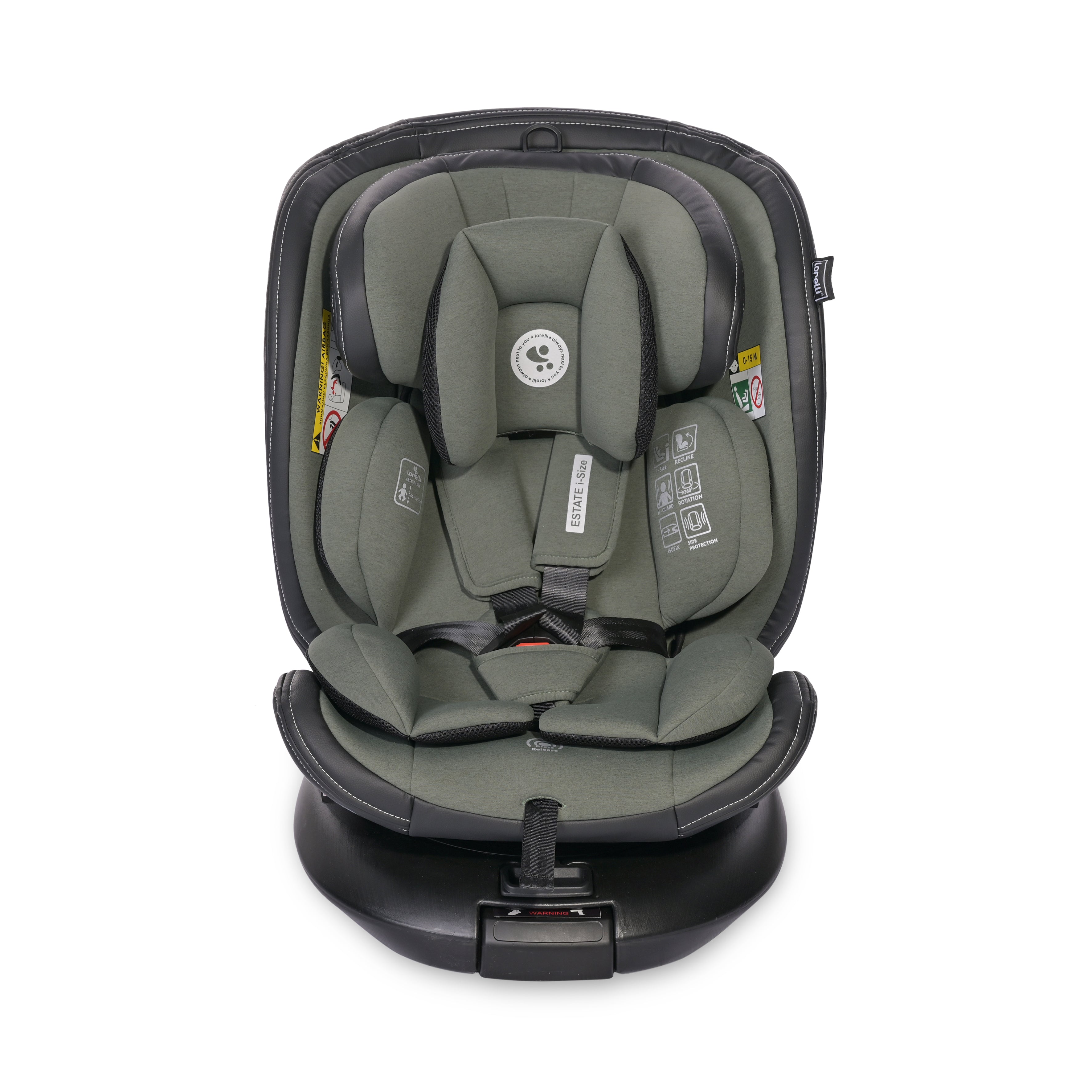 Lorelli Estate - fotelik i-Size ISOFIX 40-150cm | Green