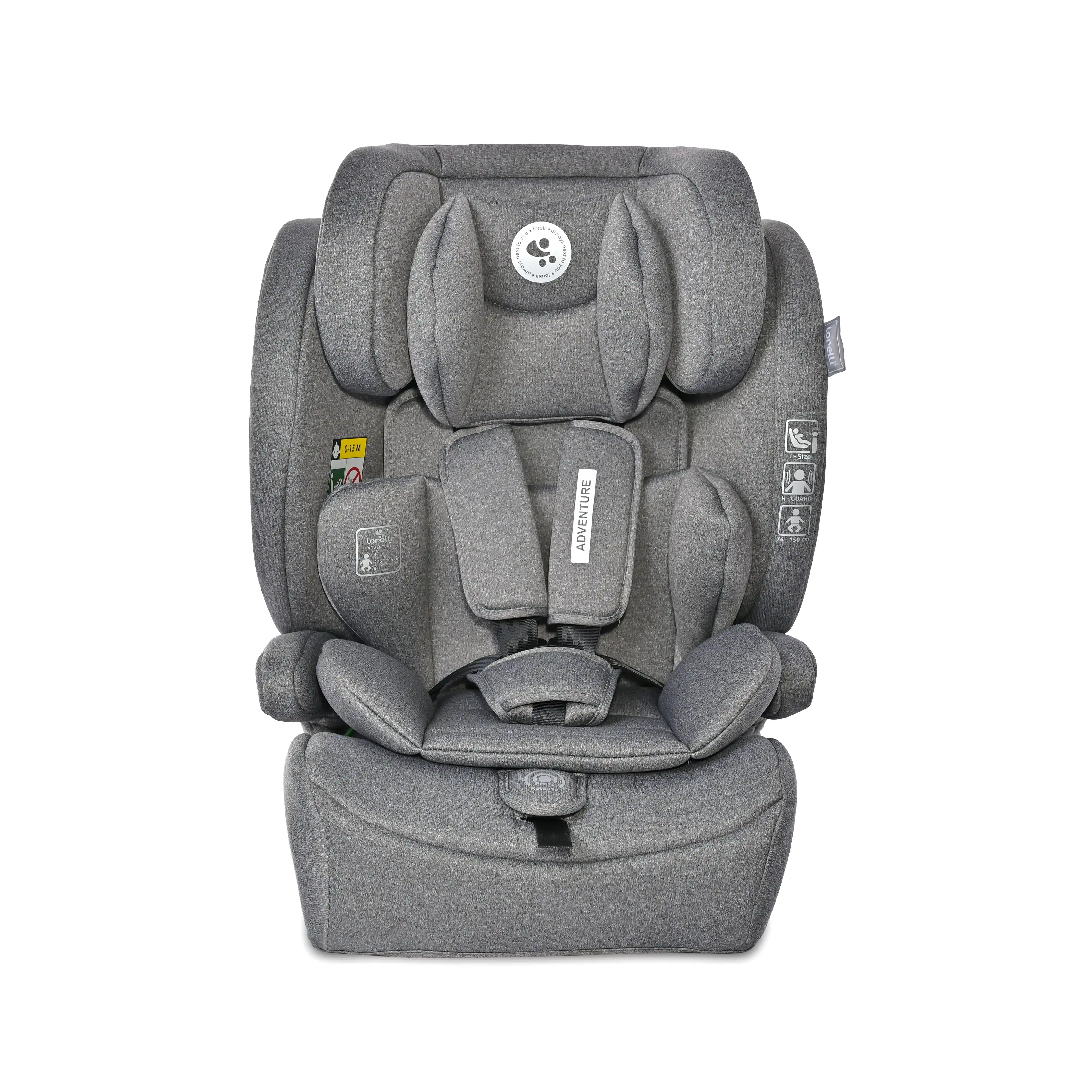 Lorelli Adventure - fotelik i-Size 76-150cm | Grey