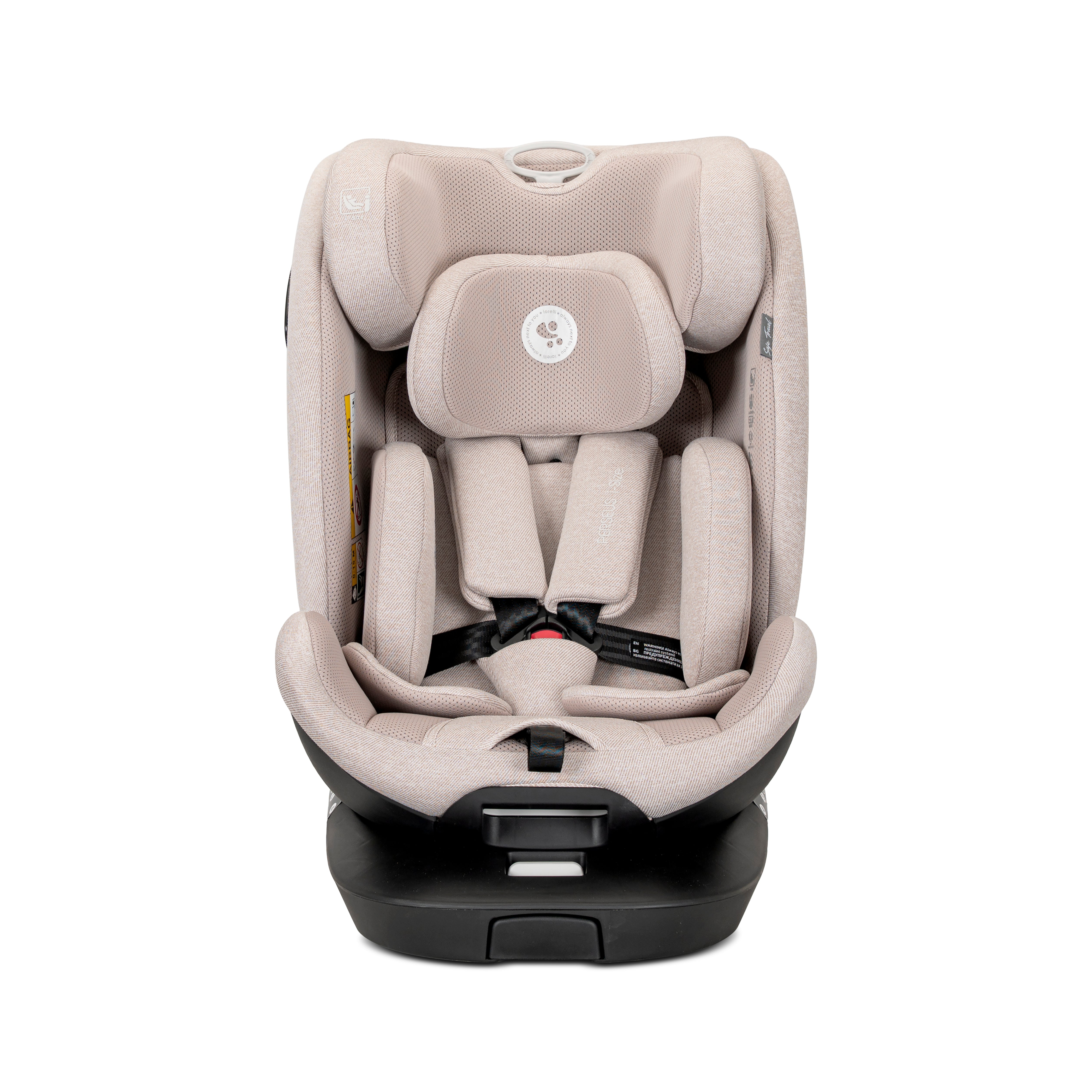 Lorelli Perseus - fotelik samochodowy 360 obrotowy Isofix 40-150cm I-Size |Beige