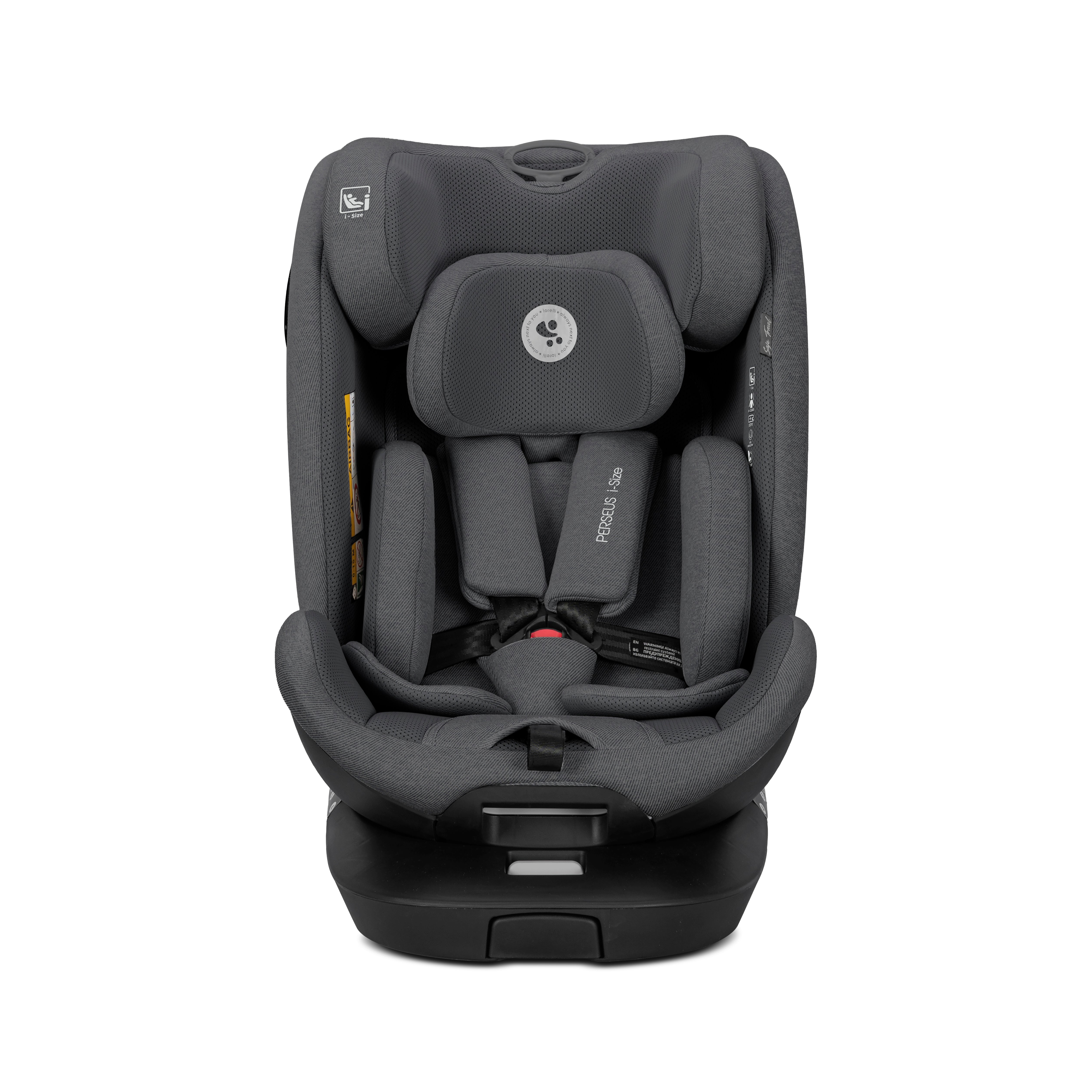 Lorelli Perseus - fotelik samochodowy 360 obrotowy Isofix 40-150cm I-Size |Grey