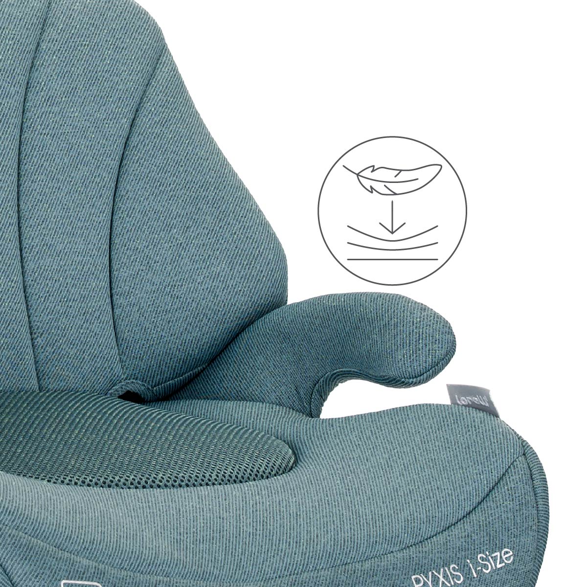 Lorelli Pyxis - podkładka podwyższenie z oparciem ISOFIX 125-150cm | Blue