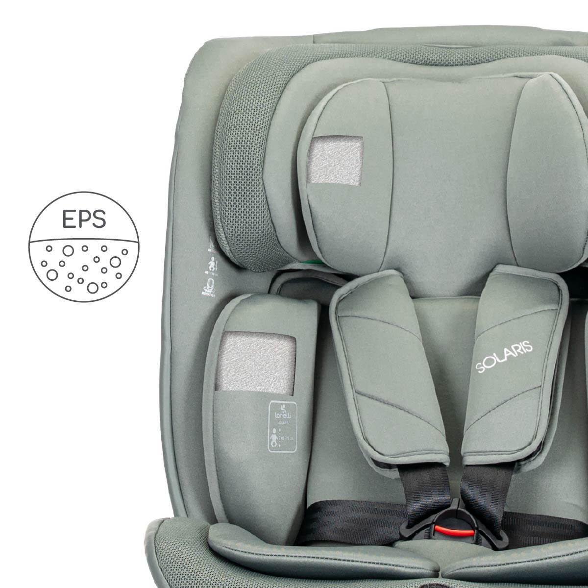 Lorelli Solaris - fotelik i-Size ISOFIX 40-150cm 360 SPS | Green