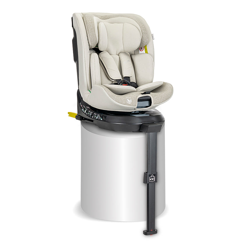 Lorelli Solaris - fotelik i-Size ISOFIX 40-150cm 360 SPS | Beige