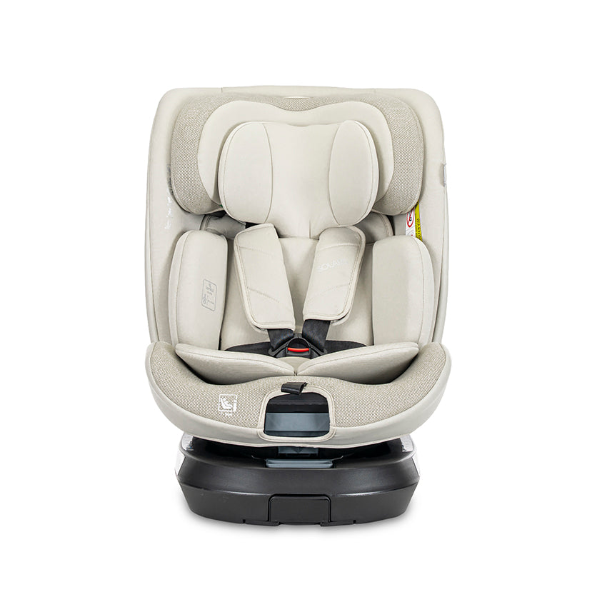 Lorelli Solaris - fotelik i-Size ISOFIX 40-150cm 360 SPS | Beige