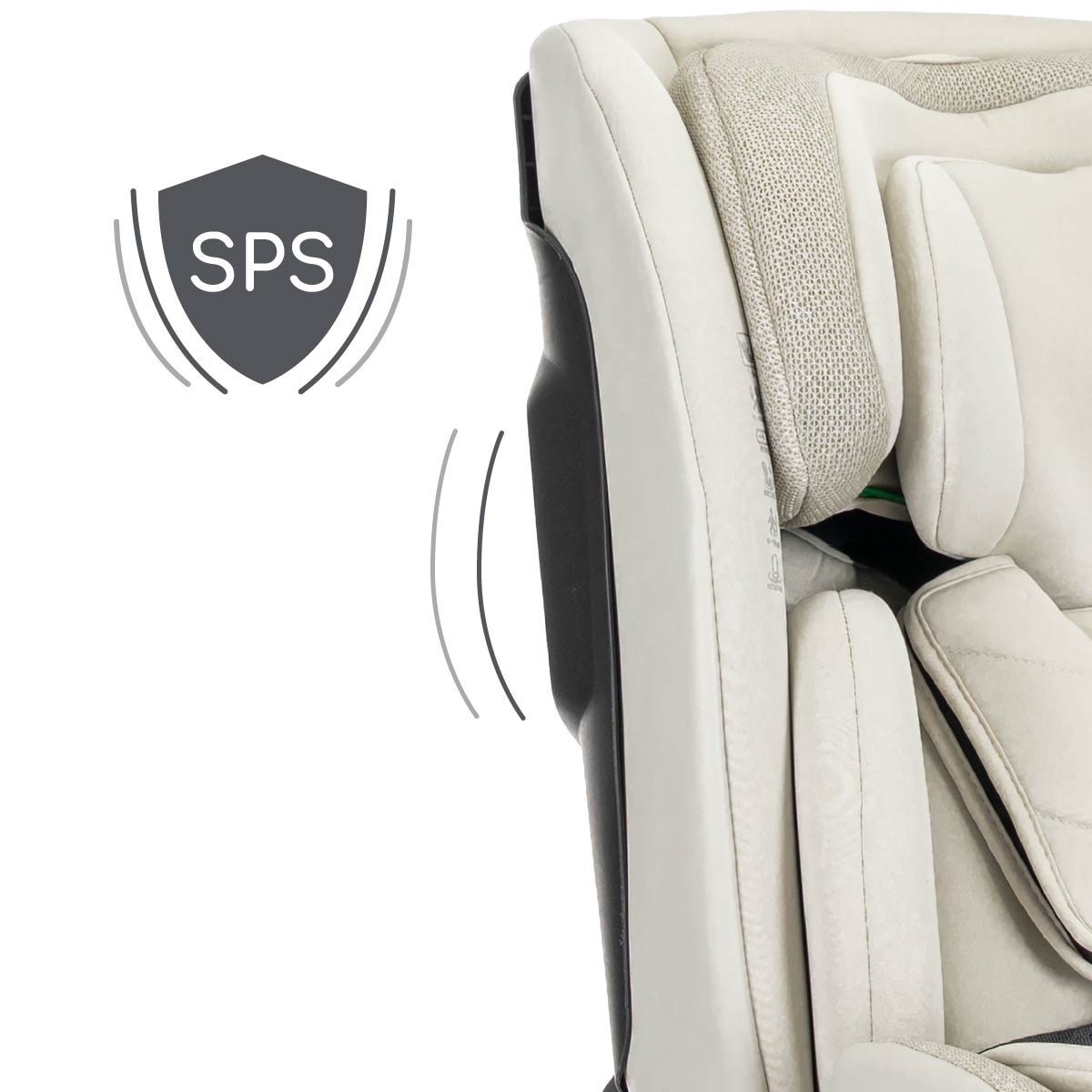 Lorelli Solaris - fotelik i-Size ISOFIX 40-150cm 360 SPS | Beige