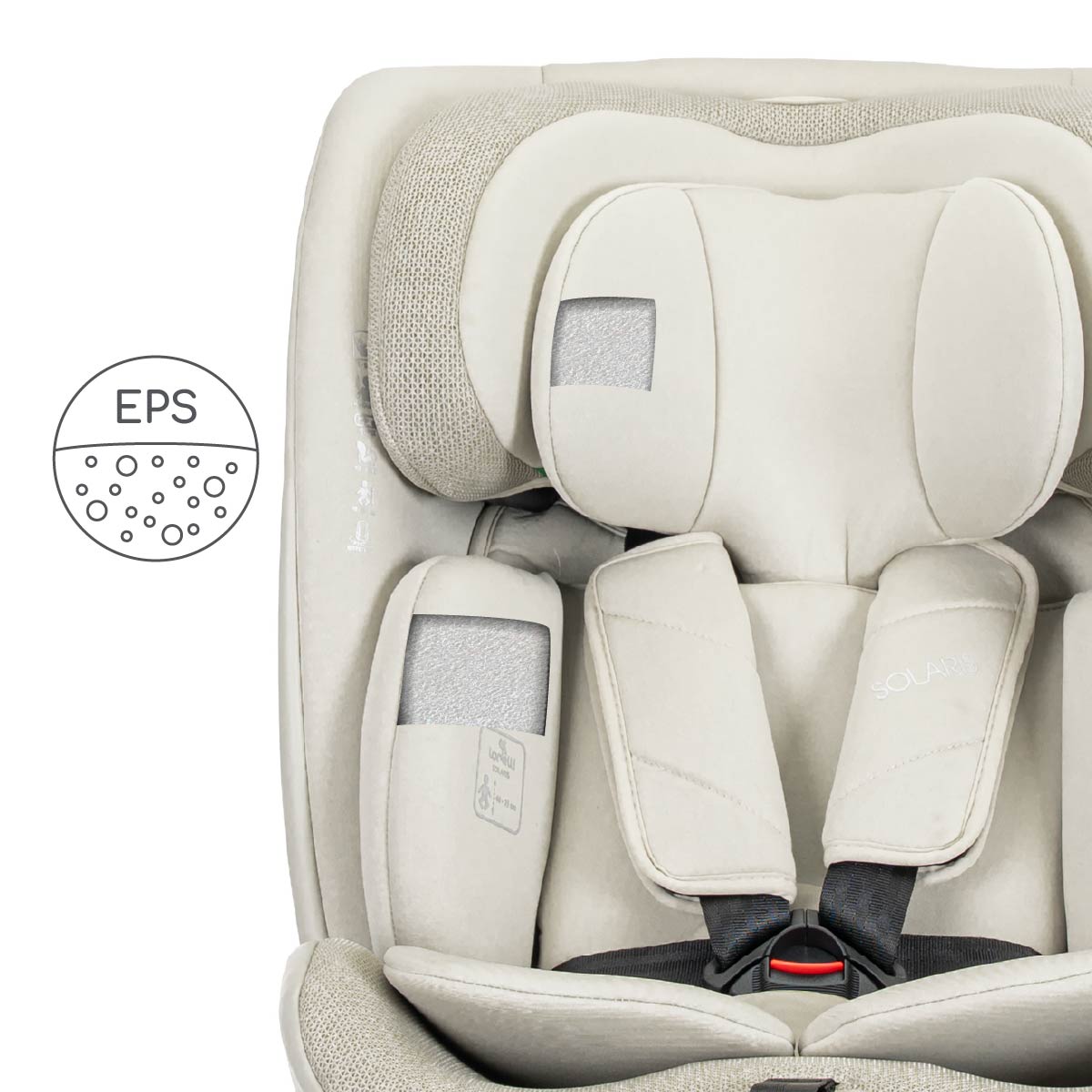 Lorelli Solaris - fotelik i-Size ISOFIX 40-150cm 360 SPS | Beige