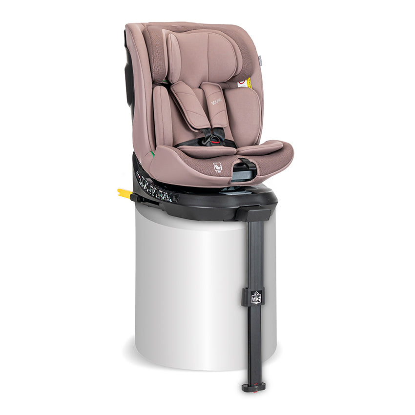 Lorelli Solaris - fotelik i-Size ISOFIX 40-150cm 360 SPS | Pink