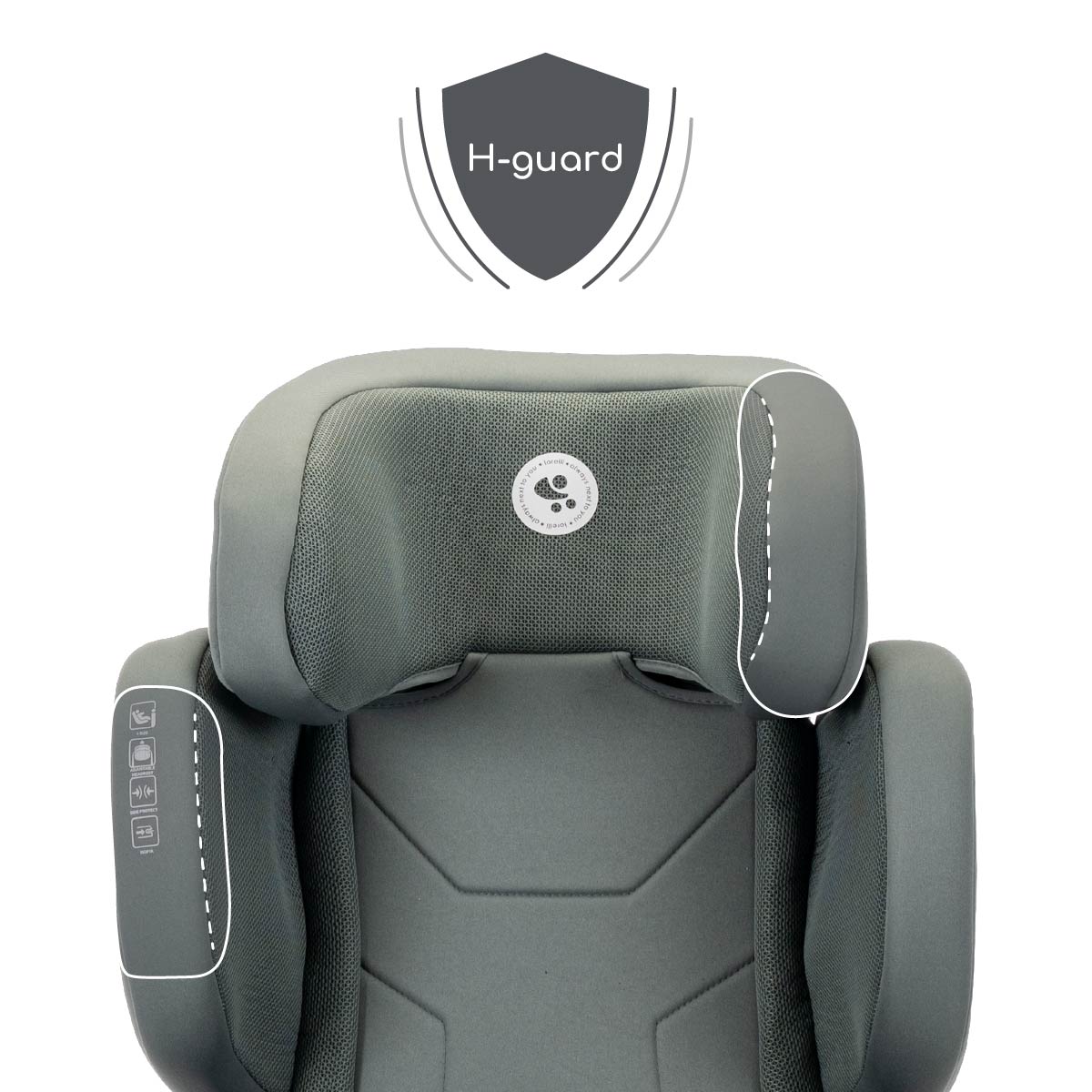 Lorelli Growgo - fotelik składany Isofix 100-150 I-Size | Green