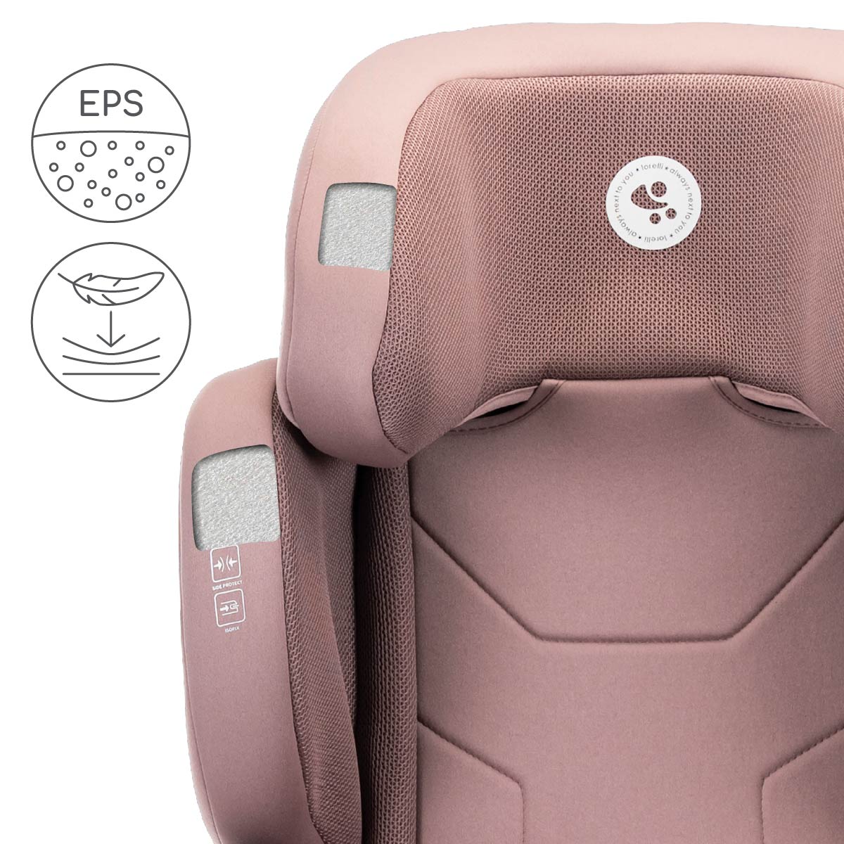 Lorelli Growgo - fotelik składany Isofix 100-150 I-Size | Pink