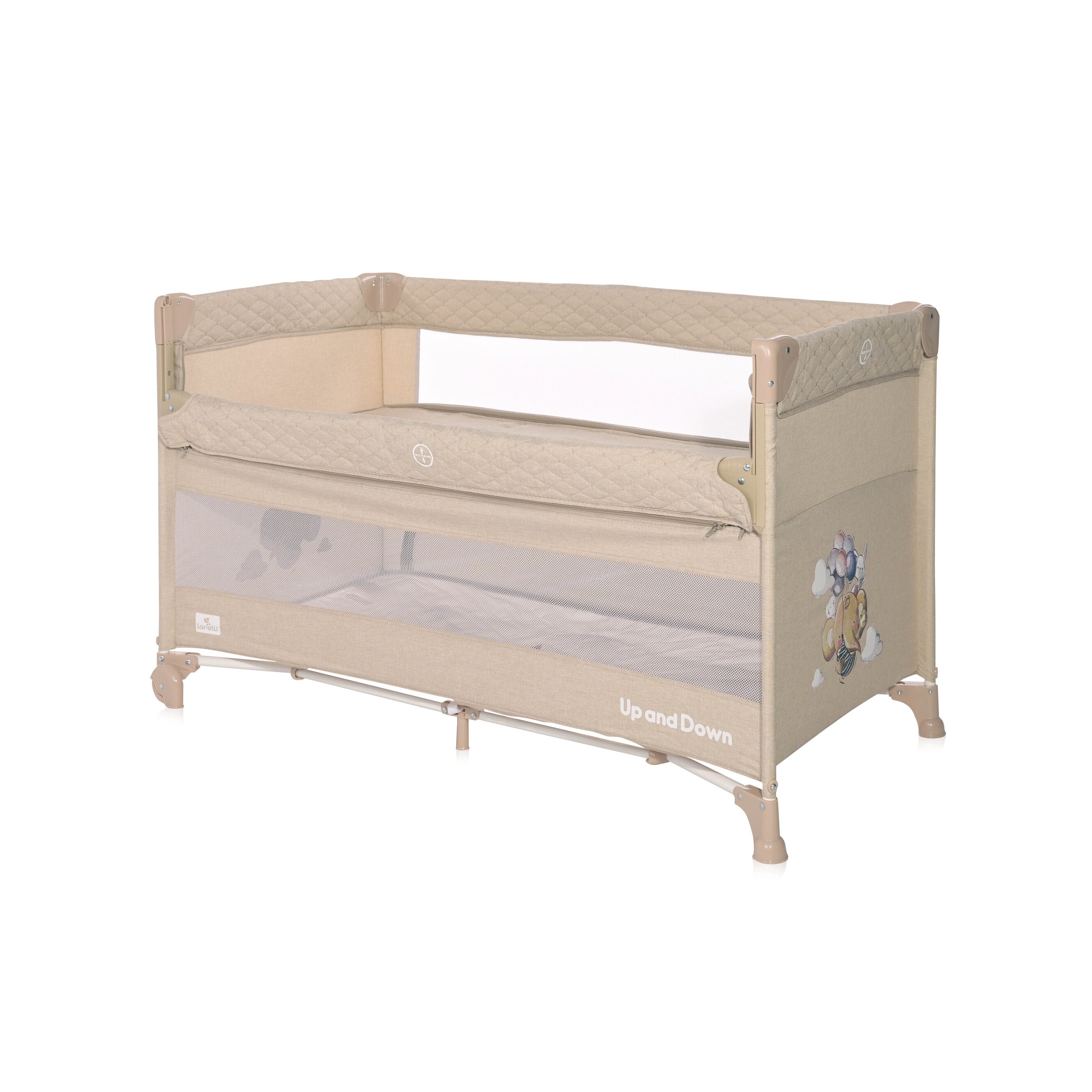 Lorelli Up and Down - łóżeczko turystyczne | Beige