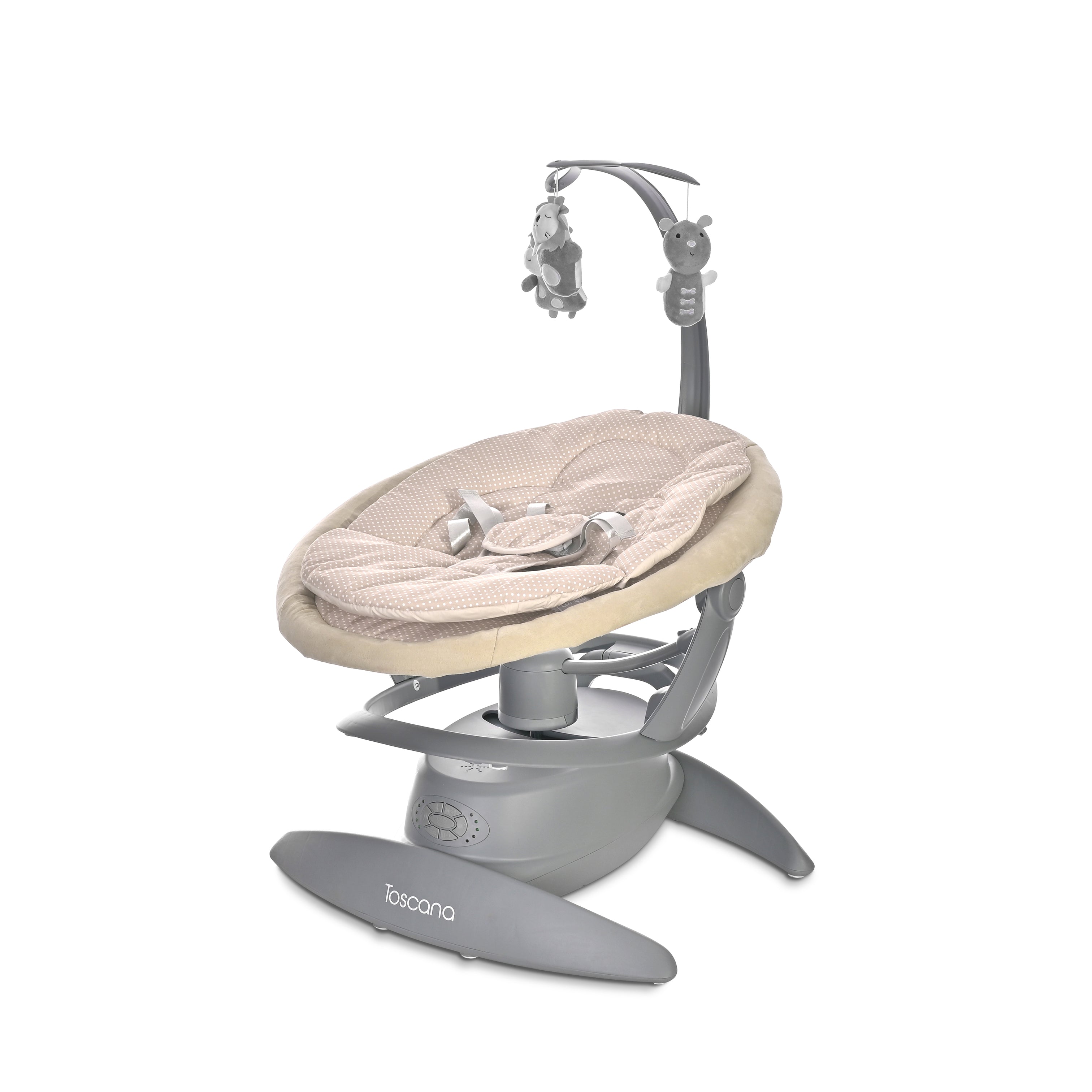 Lorelli Toscana - bujaczek, leżaczek | Beige Dot