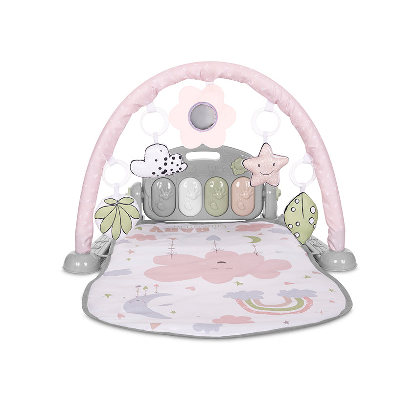 Lorelli My First Piano - mata edukacyjna dla niemowląt | Pink