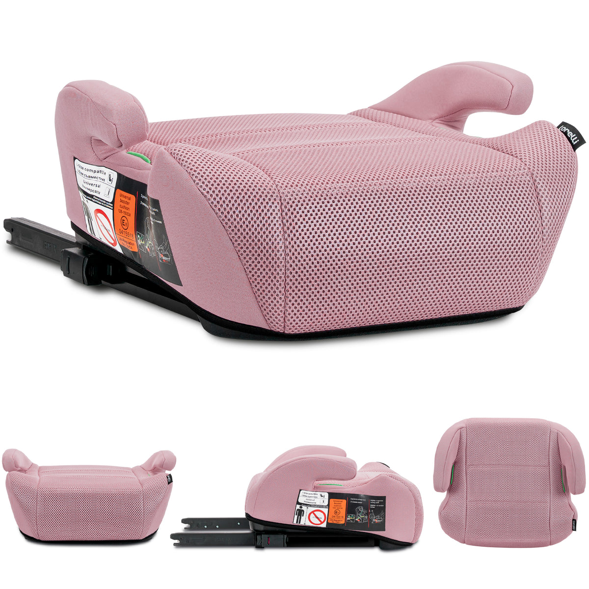 Lorelli Zen - podkładka, podwyższenie ISOFIX 125-150cm | Rose