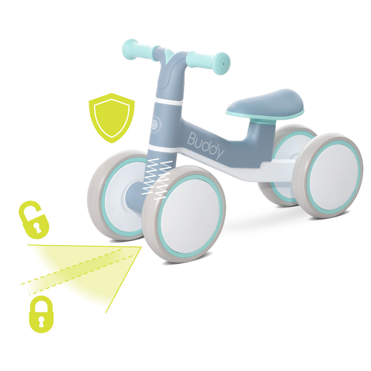 Lorelli Buddy - jeździk, rowerek biegowy | Blue.