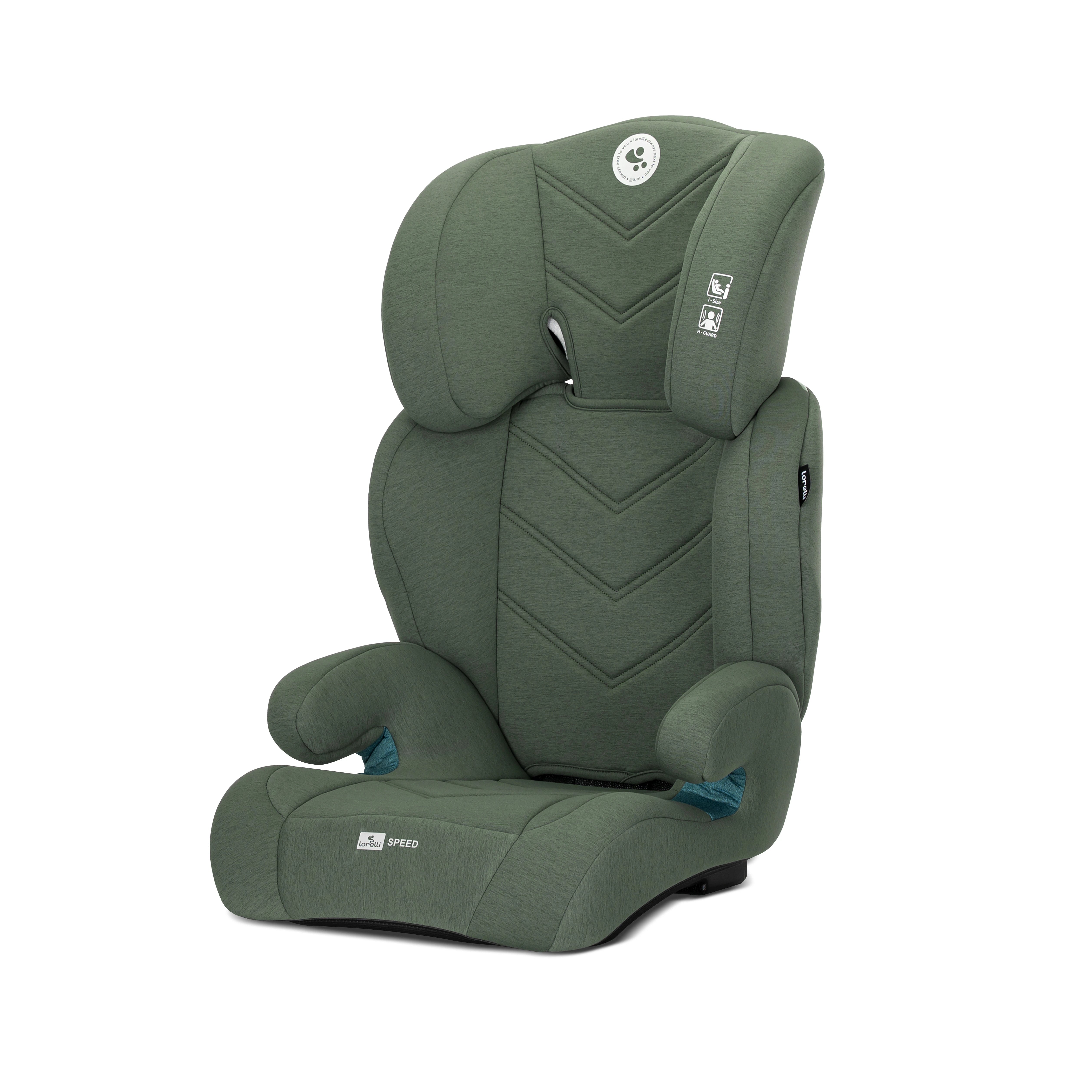 Lorelli Speed - fotelik samochodowy I-SIZE 100-150cm | Green