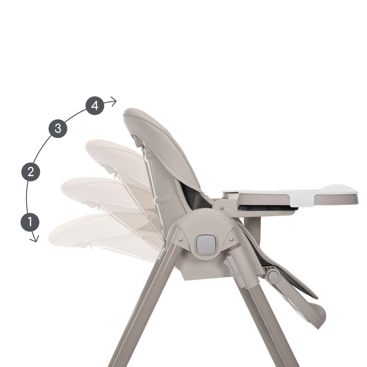 Lorelli Primapapa - krzesełko do karmienia | Grey.