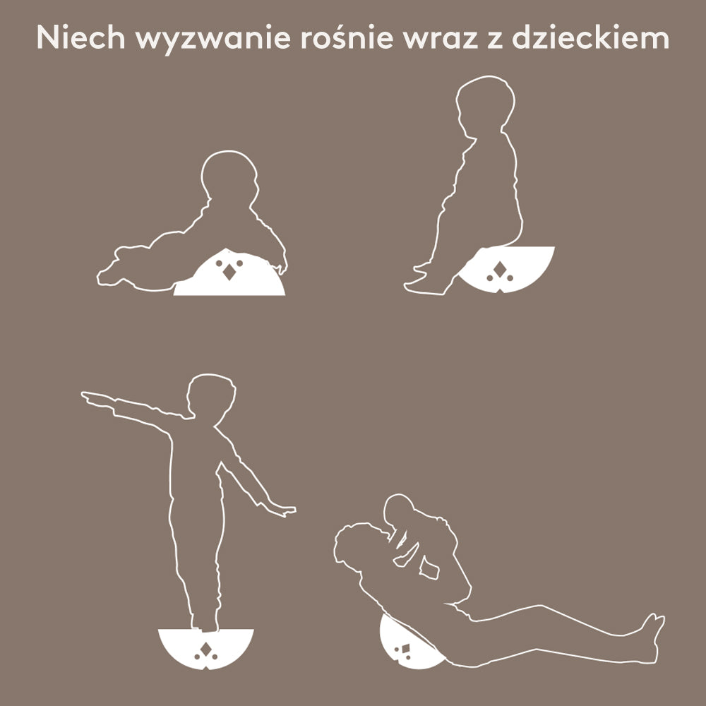Kurczak Vintage Rose zabawka sensoryczna ruchowa balans dla dzieci bObles