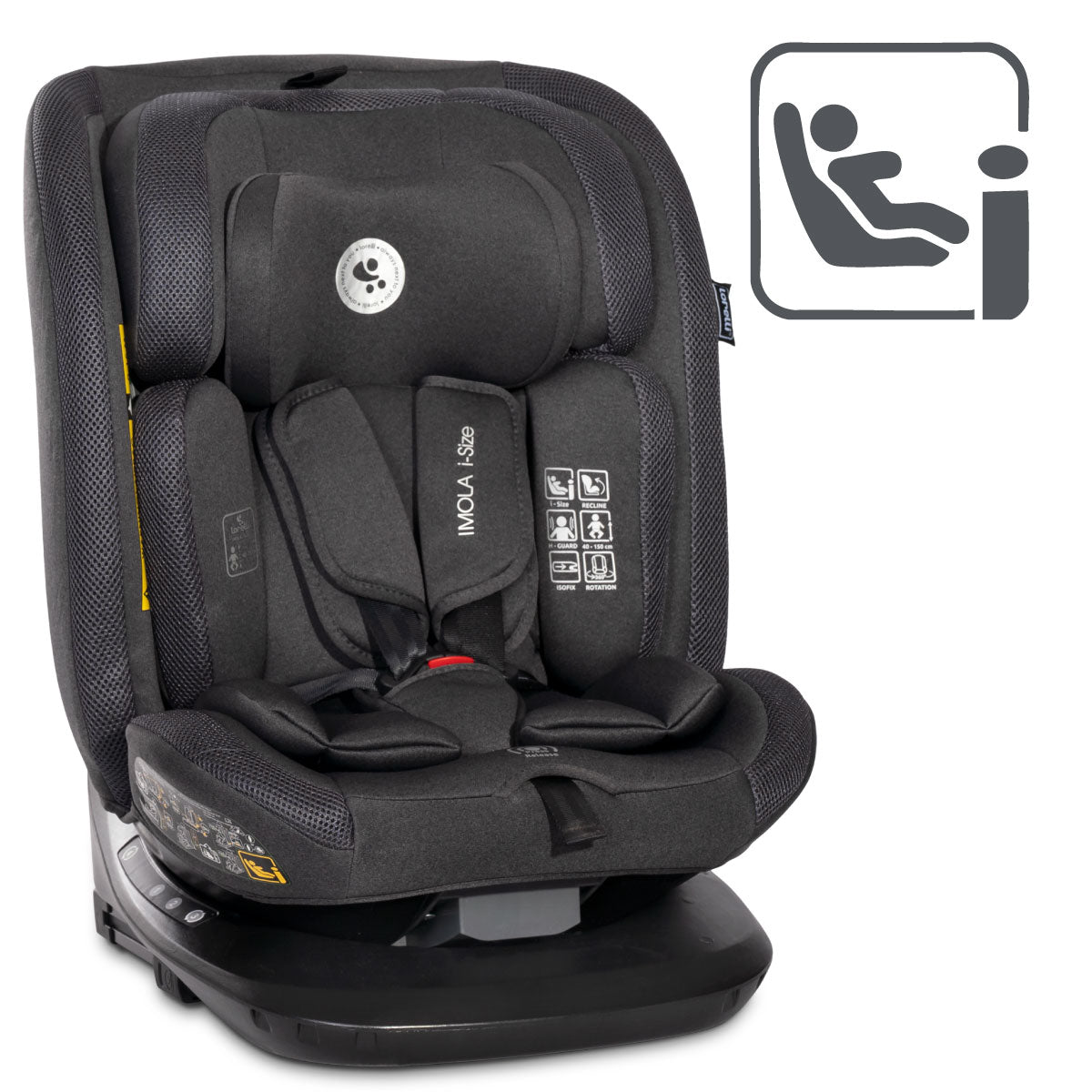 Lorelli Imola - fotelik i-Size 40-150 cm ISOFIX 360 | Black.